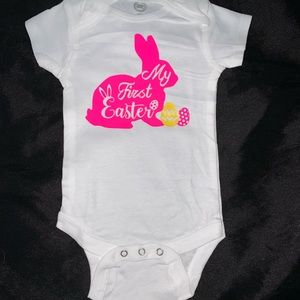Made2order My First Easter onesie pink